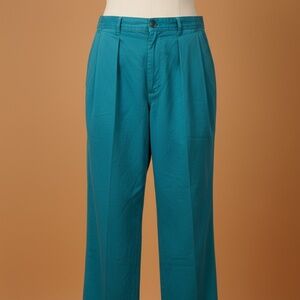 Gotcha Pleated Surf Chinos Teal 100% Cotton 36